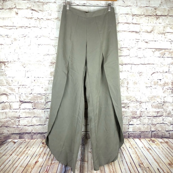 DREW Anthropologie Olive Green Tulip Pants SOLD - Picture 2 of 5
